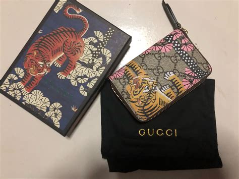 gucci men's tiger wallet|gucci bengal tiger wallet.